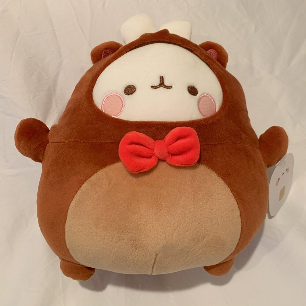 Molang The HAPPY BUNNY Stuffed Plush Rabbit Toy Doll 30cm 12inch